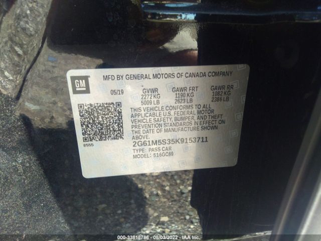 Photo 8 VIN: 2G61M5S35K9153711 - CADILLAC XTS 