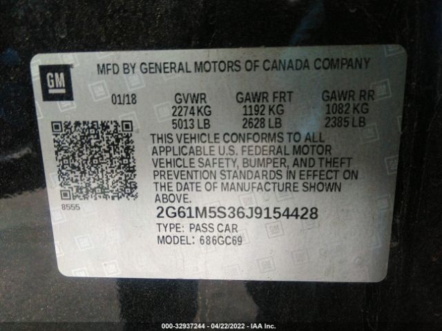 Photo 8 VIN: 2G61M5S36J9154428 - CADILLAC XTS 