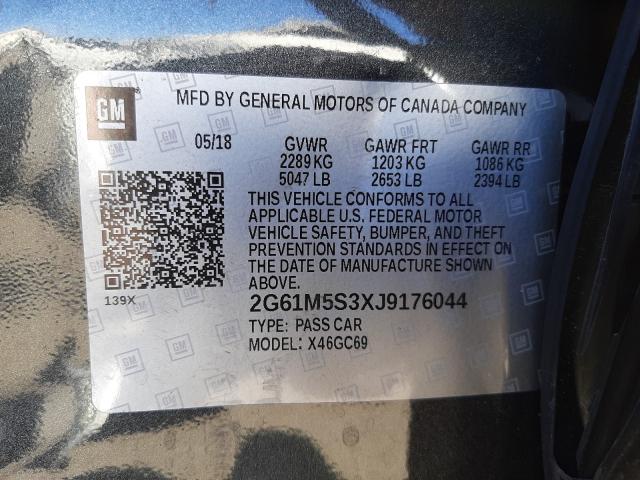 Photo 9 VIN: 2G61M5S3XJ9176044 - CADILLAC XTS LUXURY 