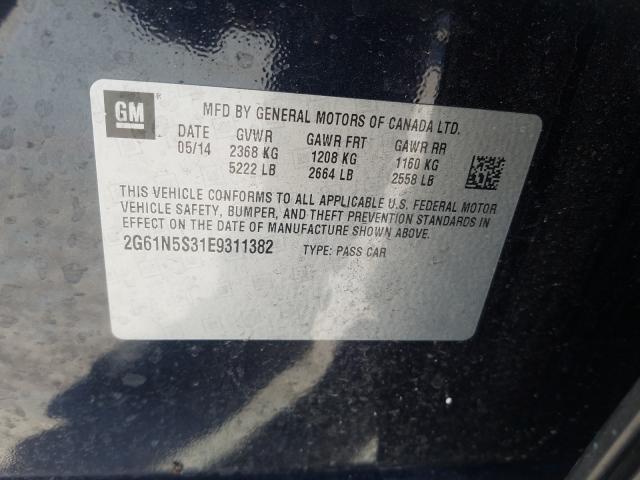 Photo 9 VIN: 2G61N5S31E9311382 - CADILLAC XTS LUXURY 