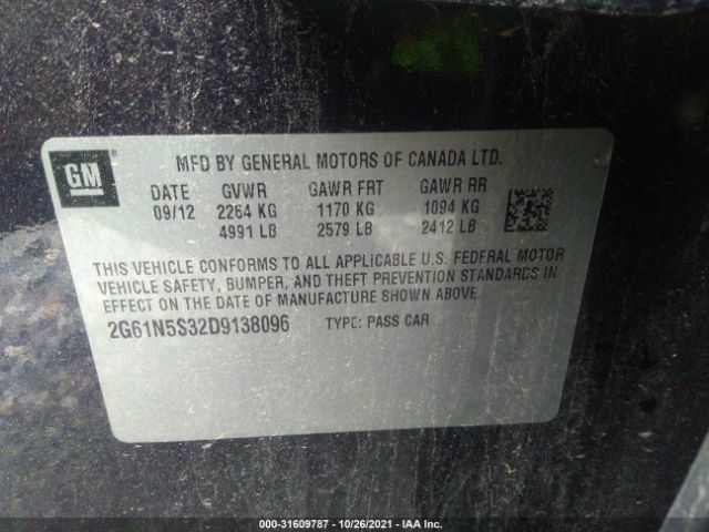 Photo 8 VIN: 2G61N5S32D9138096 - CADILLAC XTS 