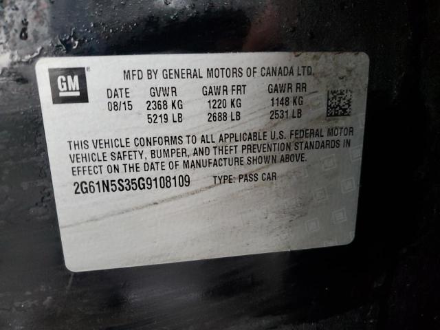 Photo 11 VIN: 2G61N5S35G9108109 - CADILLAC XTS 