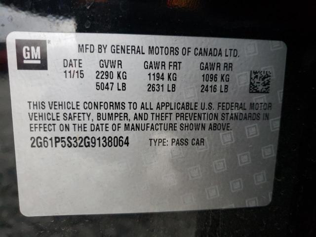 Photo 9 VIN: 2G61P5S32G9138064 - CADILLAC XTS PREMIU 