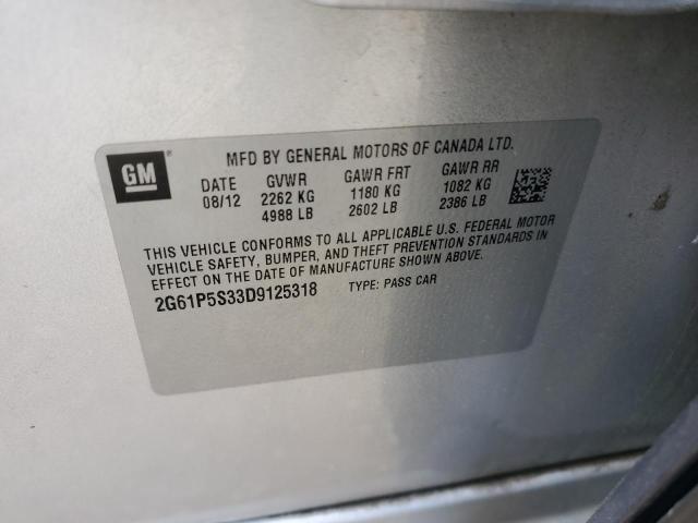 Photo 11 VIN: 2G61P5S33D9125318 - CADILLAC XTS 