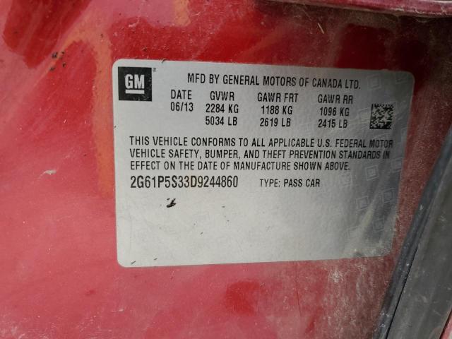 Photo 11 VIN: 2G61P5S33D9244860 - CADILLAC XTS 