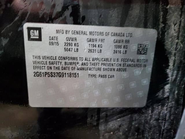 Photo 11 VIN: 2G61P5S37G9118151 - CADILLAC XTS 