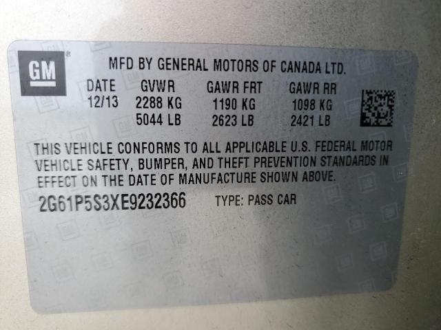 Photo 11 VIN: 2G61P5S3XE9232366 - CADILLAC XTS 