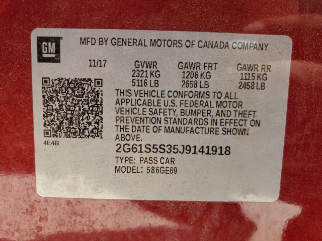 Photo 12 VIN: 2G61S5S35J9141918 - CADILLAC XTS PLATIN 