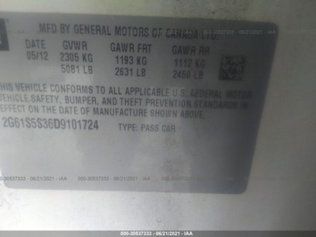 Photo 8 VIN: 2G61S5S36D9101724 - CADILLAC XTS 