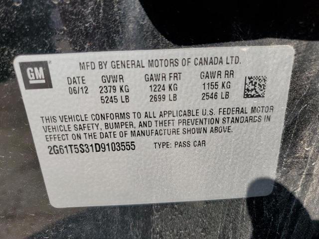 Photo 9 VIN: 2G61T5S31D9103555 - CADILLAC XTS PREMIU 