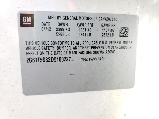 Photo 9 VIN: 2G61T5S32D9100227 - CADILLAC XTS PREMIU 