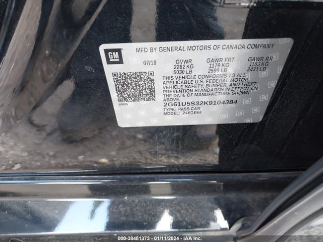 Photo 8 VIN: 2G61U5S32K9104384 - CADILLAC XTS 