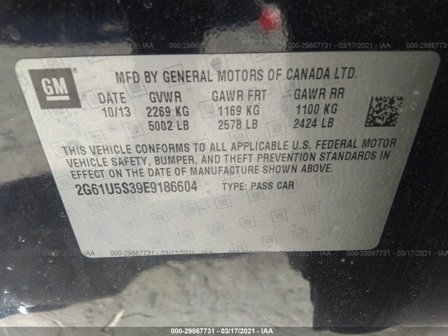 Photo 8 VIN: 2G61U5S39E9186604 - CADILLAC XTS 