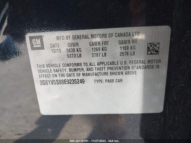 Photo 8 VIN: 2G61V5S88E9235249 - CADILLAC XTS 