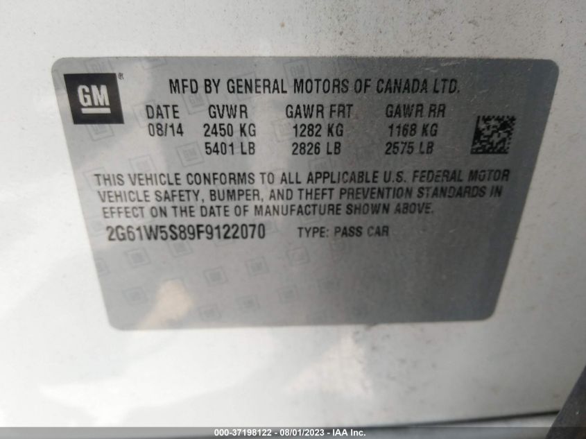 Photo 8 VIN: 2G61W5S89F9122070 - CADILLAC XTS 