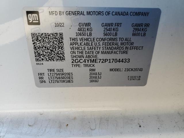 Photo 11 VIN: 2GC4YME72P1704433 - CHEVROLET ALL MODELS 