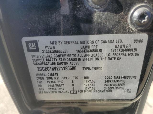 Photo 11 VIN: 2GCEC13V271180588 - CHEVROLET SILVERADO 