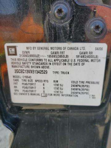 Photo 11 VIN: 2GCEC13VX61342529 - CHEVROLET SILVRK1500 