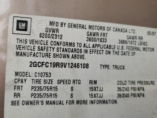 Photo 11 VIN: 2GCEC19R9V1246108 - CHEVROLET GMT 