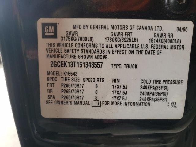 Photo 11 VIN: 2GCEK13T151348557 - CHEVROLET ALL MODELS 