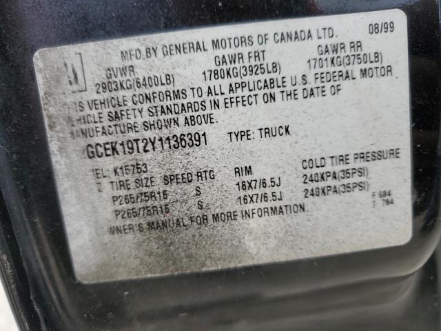 Photo 11 VIN: 2GCEK19T2Y1136391 - CHEVROLET ALL MODELS 