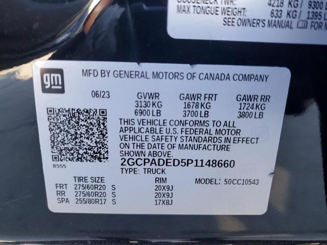 Photo 11 VIN: 2GCPADED5P1148660 - CHEVROLET SILVERADO 