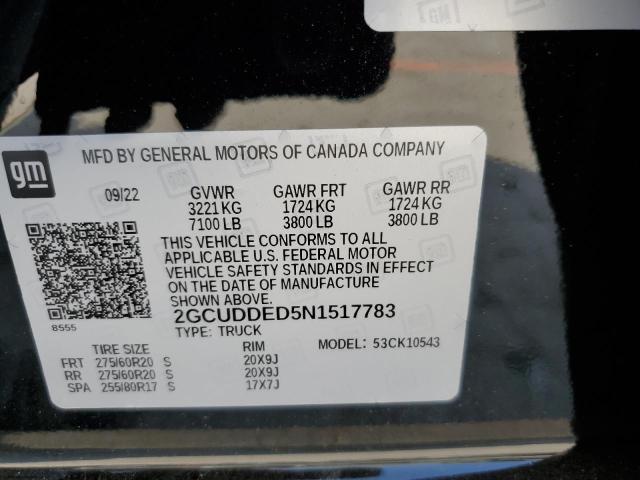 Photo 12 VIN: 2GCUDDED5N1517783 - CHEVROLET SILVERADO 