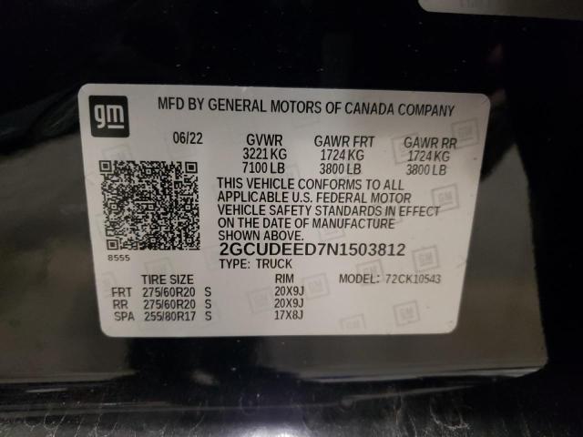 Photo 12 VIN: 2GCUDEED7N1503812 - CHEVROLET ALL MODELS 