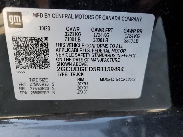 Photo 11 VIN: 2GCUDGED5R1159494 - CHEVROLET SILVERADO 