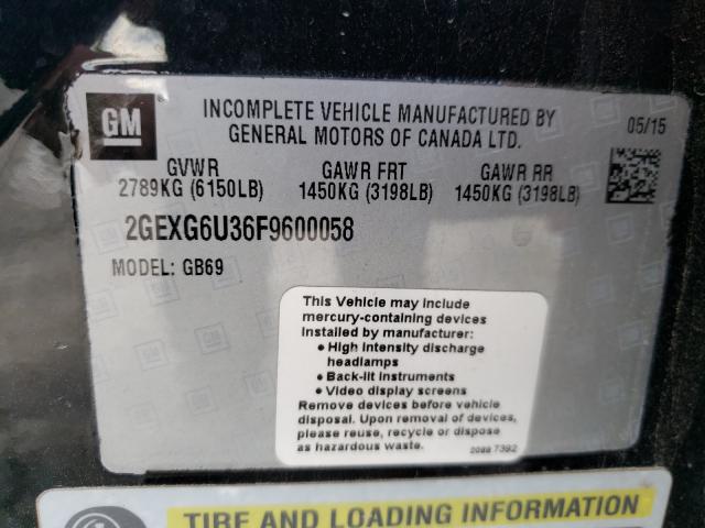 Photo 9 VIN: 2GEXG6U36F9600058 - CADILLAC XTS LIMOUS 