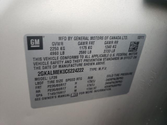 Photo 9 VIN: 2GKALMEK0C6224222 - GMC TERRAIN SL 