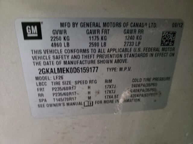 Photo 9 VIN: 2GKALMEK0D6159177 - GMC TERRAIN SL 