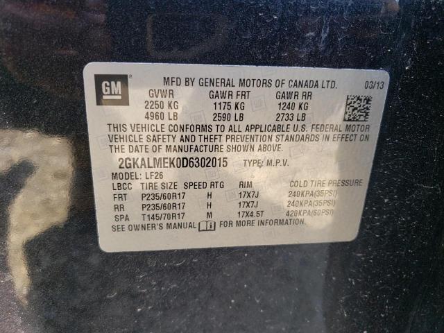 Photo 12 VIN: 2GKALMEK0D6302015 - GMC TERRAIN SL 