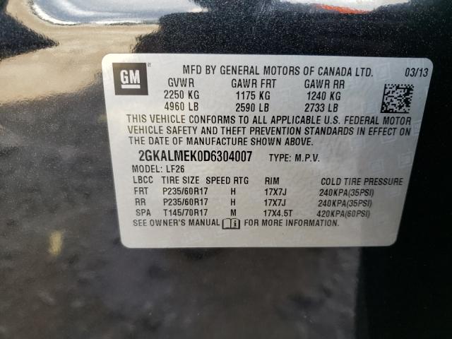 Photo 9 VIN: 2GKALMEK0D6304007 - GMC TERRAIN SL 