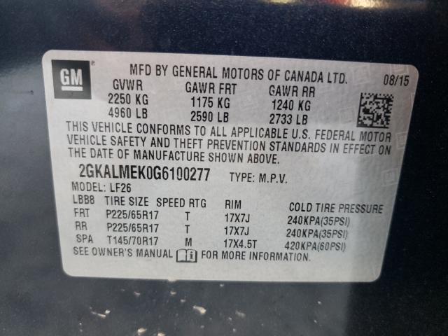 Photo 9 VIN: 2GKALMEK0G6100277 - GMC TERRAIN SL 