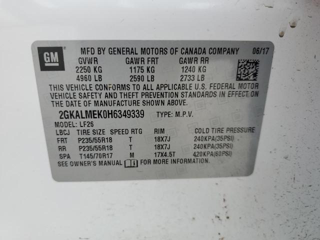 Photo 12 VIN: 2GKALMEK0H6349339 - GMC TERRAIN SL 