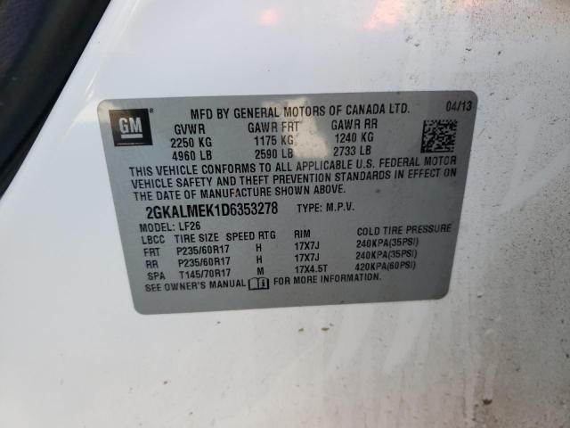 Photo 12 VIN: 2GKALMEK1D6353278 - GMC TERRAIN SL 