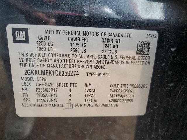 Photo 11 VIN: 2GKALMEK1D6359274 - GMC TERRAIN 