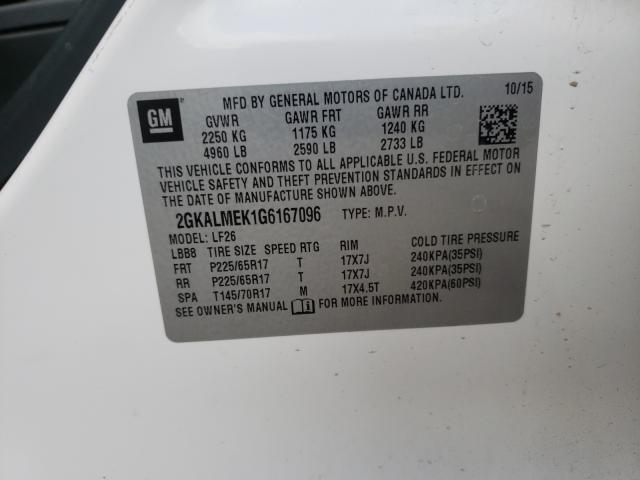 Photo 9 VIN: 2GKALMEK1G6167096 - GMC TERRAIN SL 