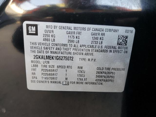 Photo 9 VIN: 2GKALMEK1G6275072 - GMC TERRAIN SL 