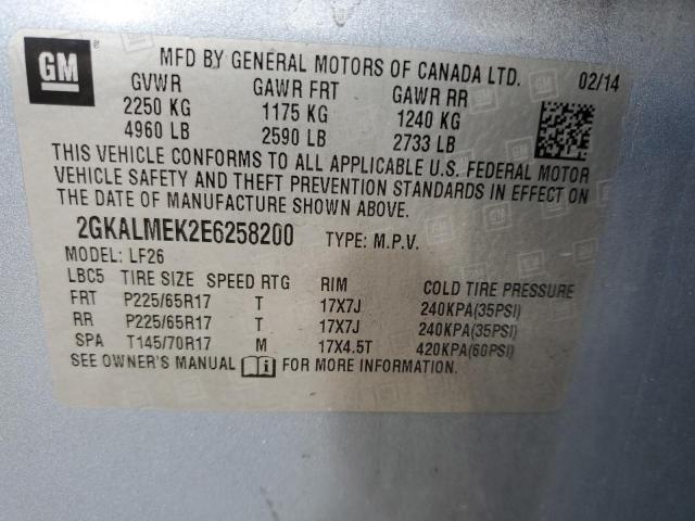 Photo 11 VIN: 2GKALMEK2E6258200 - GMC TERRAIN 