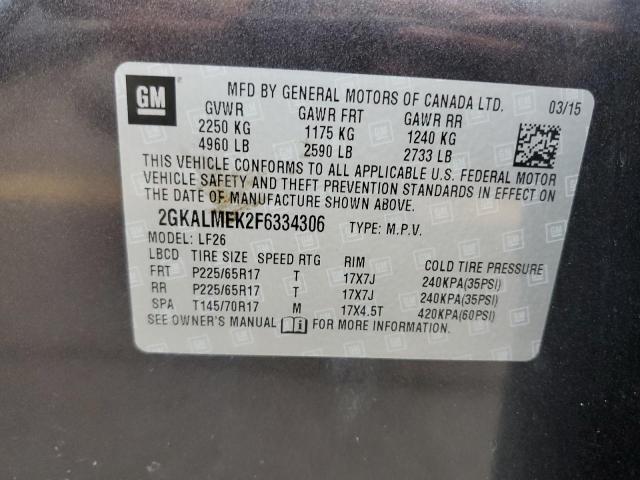 Photo 12 VIN: 2GKALMEK2F6334306 - GMC TERRAIN SL 