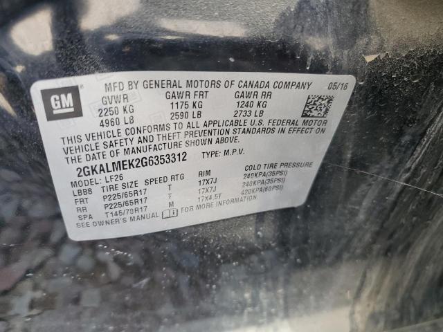 Photo 12 VIN: 2GKALMEK2G6353312 - GMC TERRAIN 