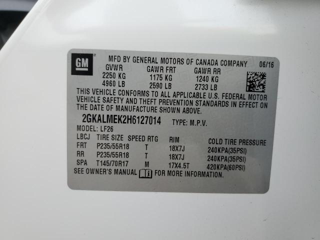 Photo 11 VIN: 2GKALMEK2H6127014 - GMC TERRAIN SL 