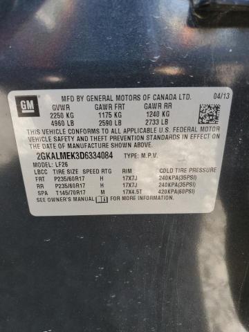 Photo 12 VIN: 2GKALMEK3D6334084 - GMC TERRAIN SL 