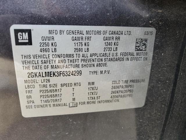 Photo 11 VIN: 2GKALMEK3F6324299 - GMC TERRAIN 