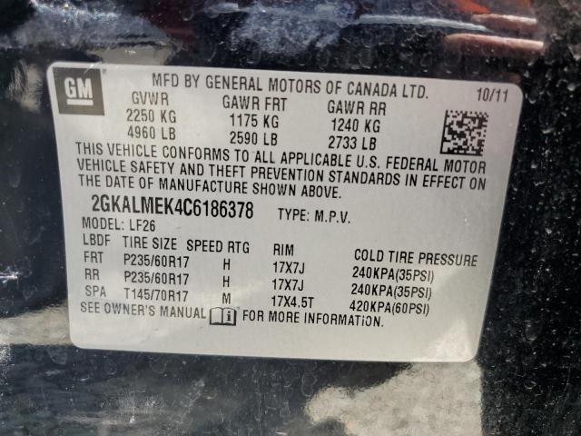 Photo 12 VIN: 2GKALMEK4C6186378 - GMC TERRAIN 