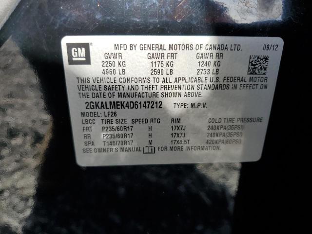 Photo 12 VIN: 2GKALMEK4D6147212 - GMC TERRAIN SL 