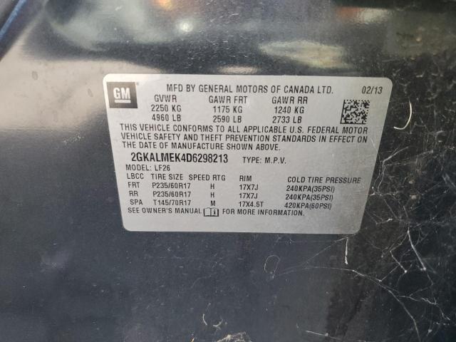 Photo 12 VIN: 2GKALMEK4D6298213 - GMC TERRAIN SL 