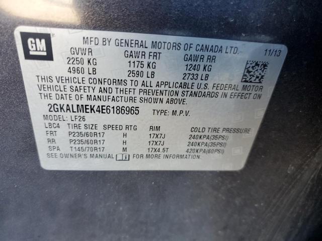 Photo 12 VIN: 2GKALMEK4E6186965 - GMC TERRAIN 